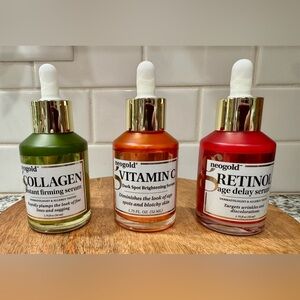 Neogold Serum Set—Retinol, Vitamin C & Collagen NWOB‎